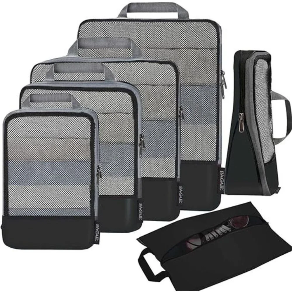4 Set/6 Set/8 Set Compression Packing Cubes Travel Accessories Expandable